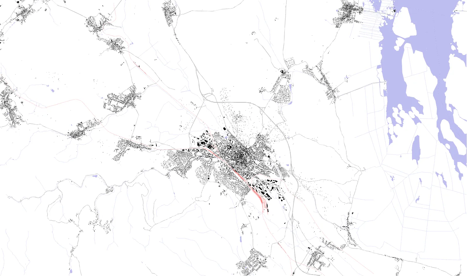 Sopron figure ground plan
