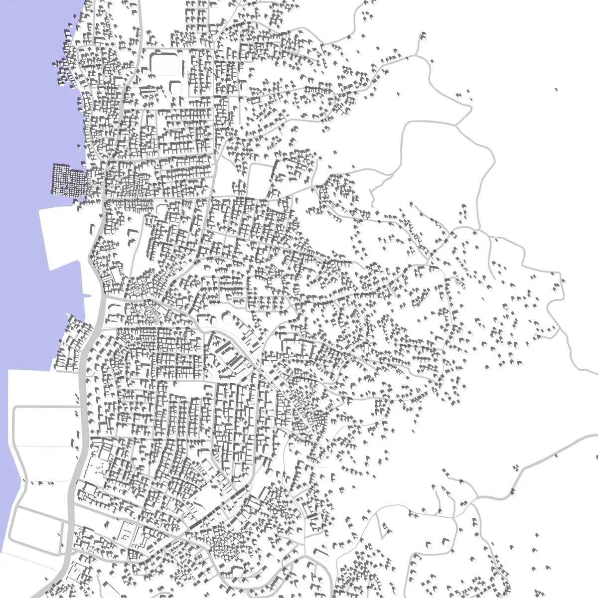 Sorong site plan (2.5 km)