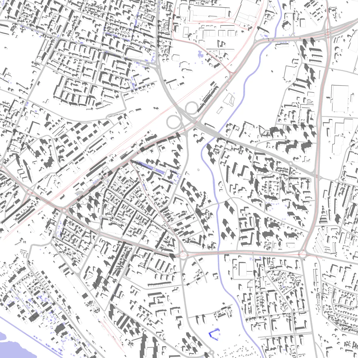 Sosnowiec site plan (2.5 km)