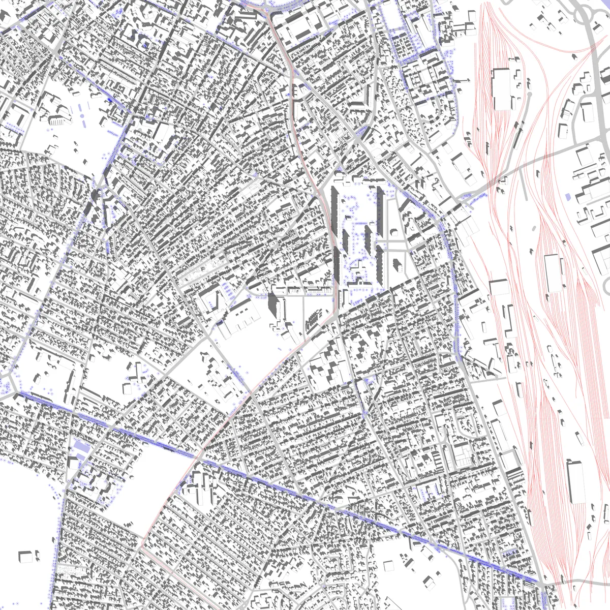 Sotteville-lès-Rouen plan de situation (2,5 km)