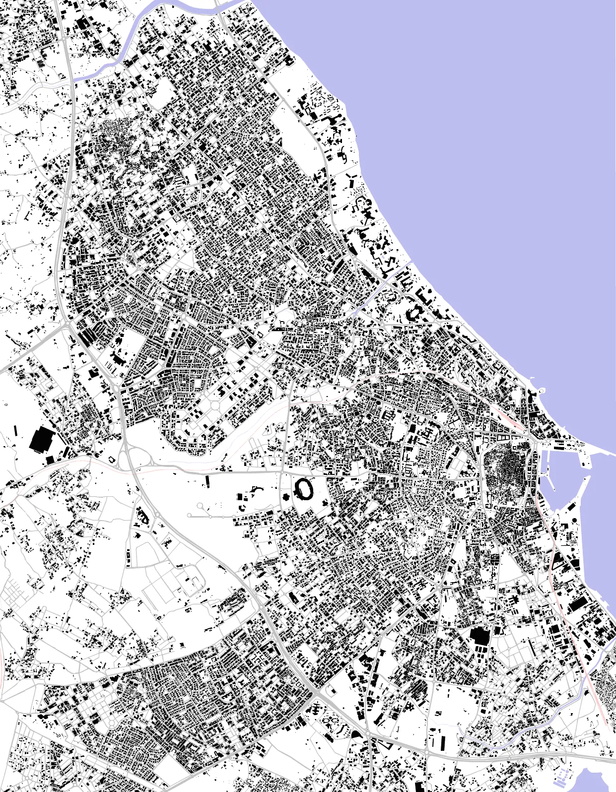 Sousse figure ground plan