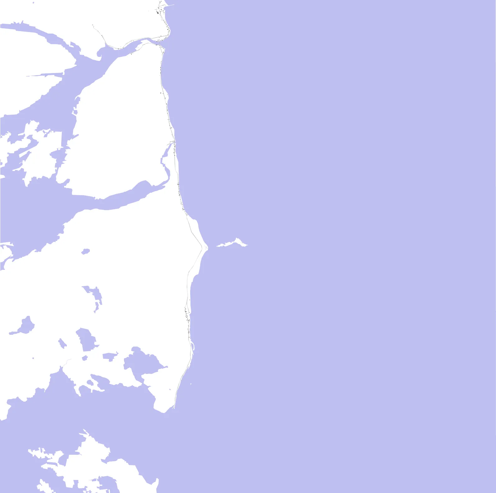 South Andros figure ground plan