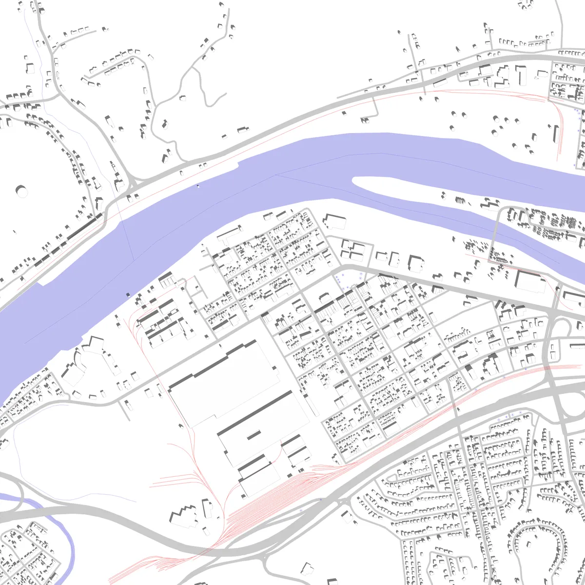 South Charleston site plan (2.5 km)