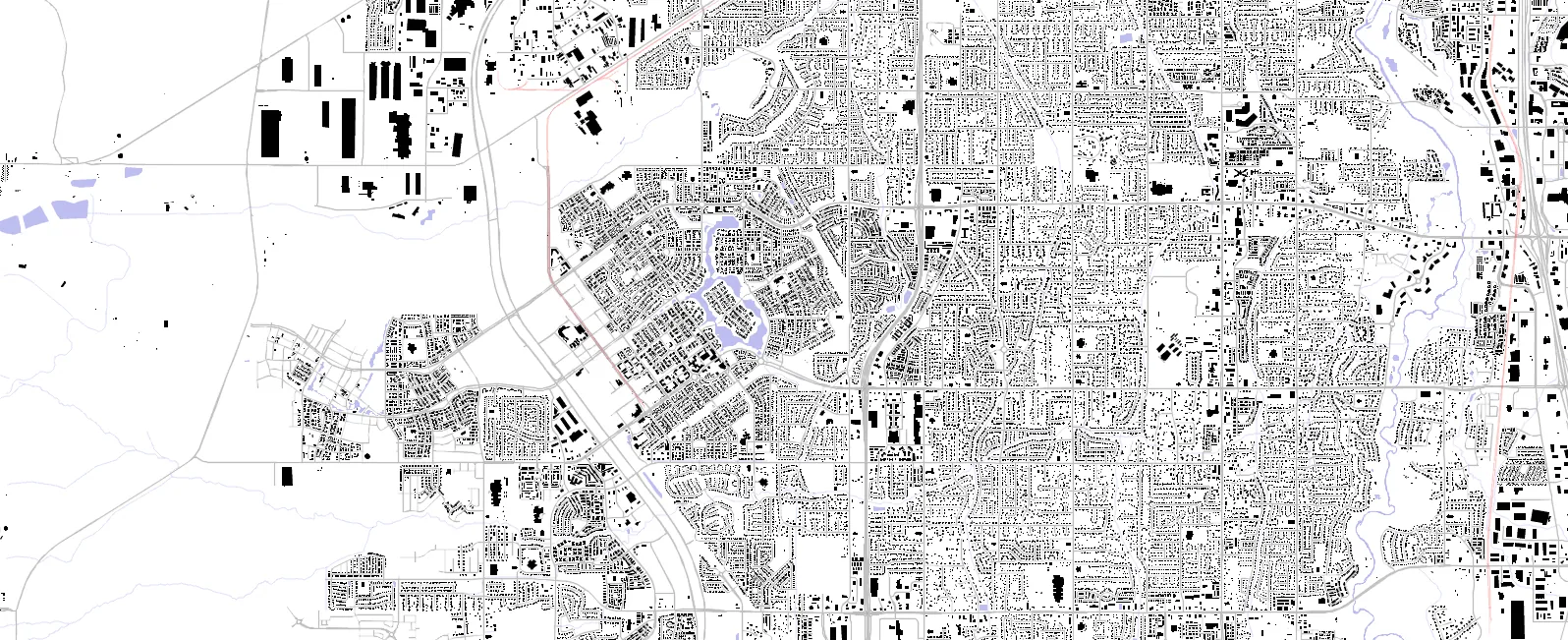 South Jordan figure ground plan