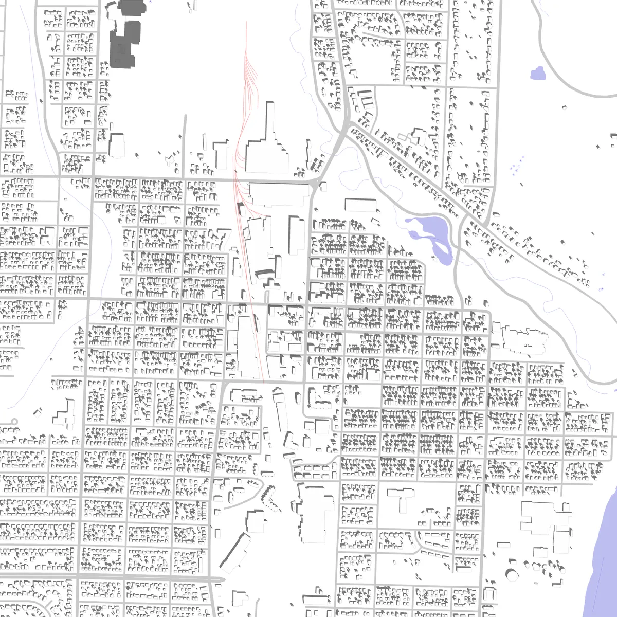 South Milwaukee site plan (2.5 km)