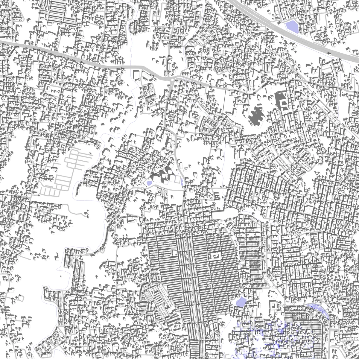 South Tangerang site plan (2.5 km)