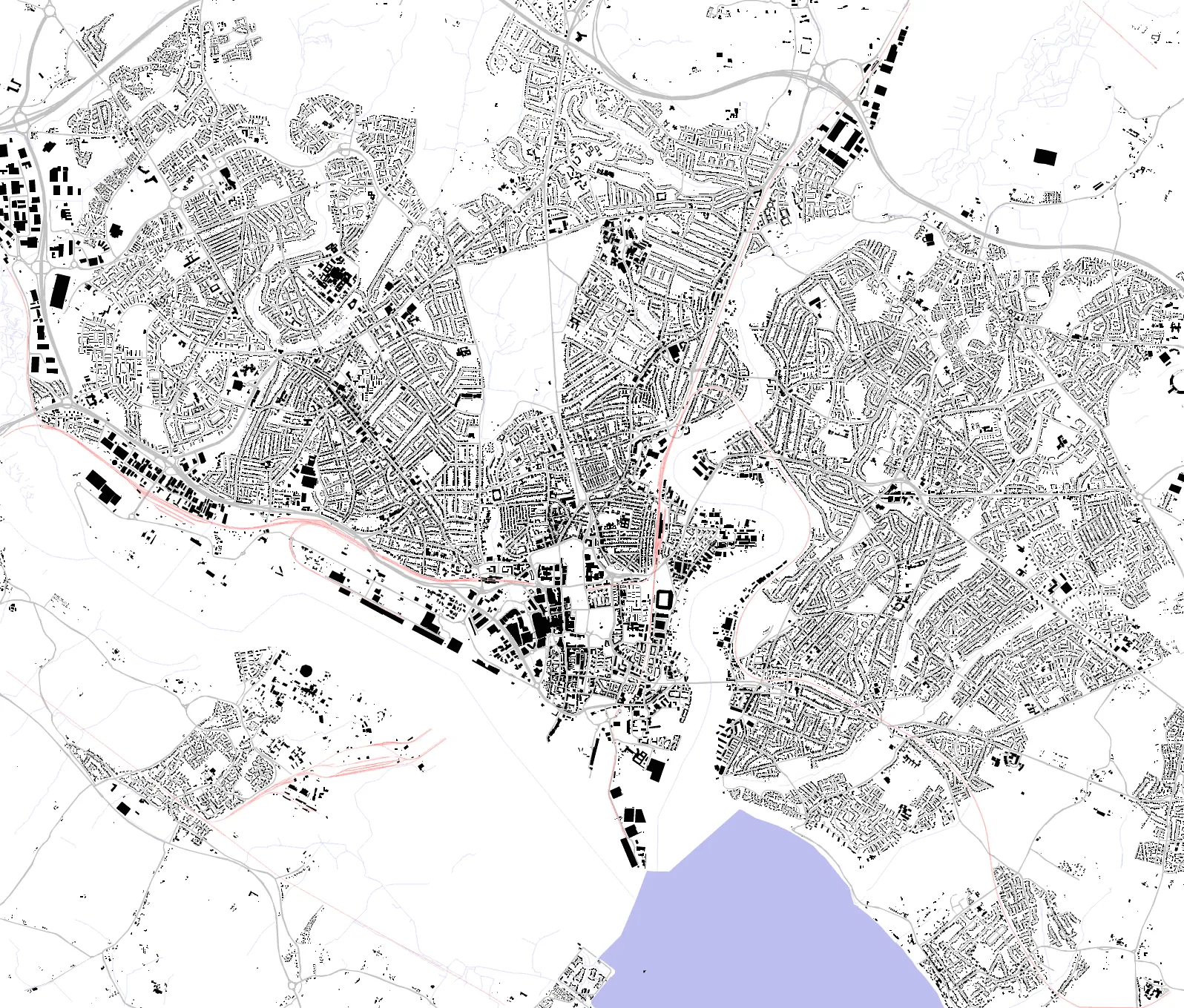 Southampton figure ground plan