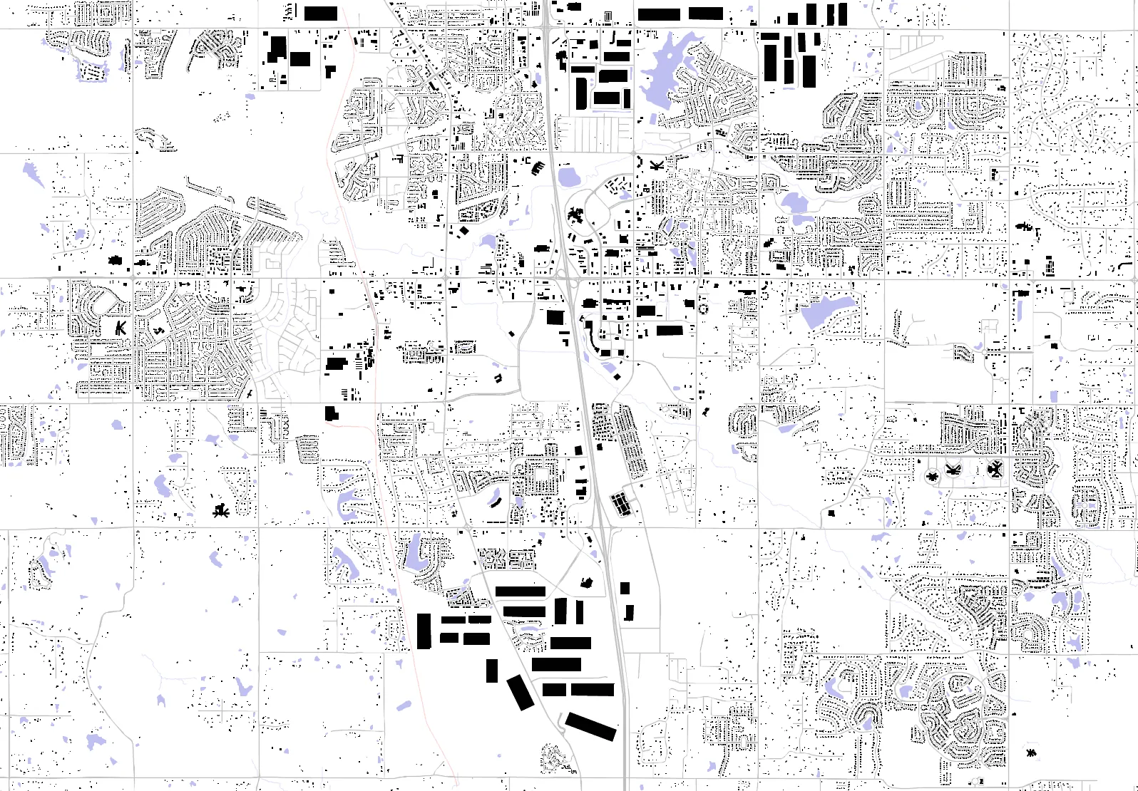 Southaven figure ground plan