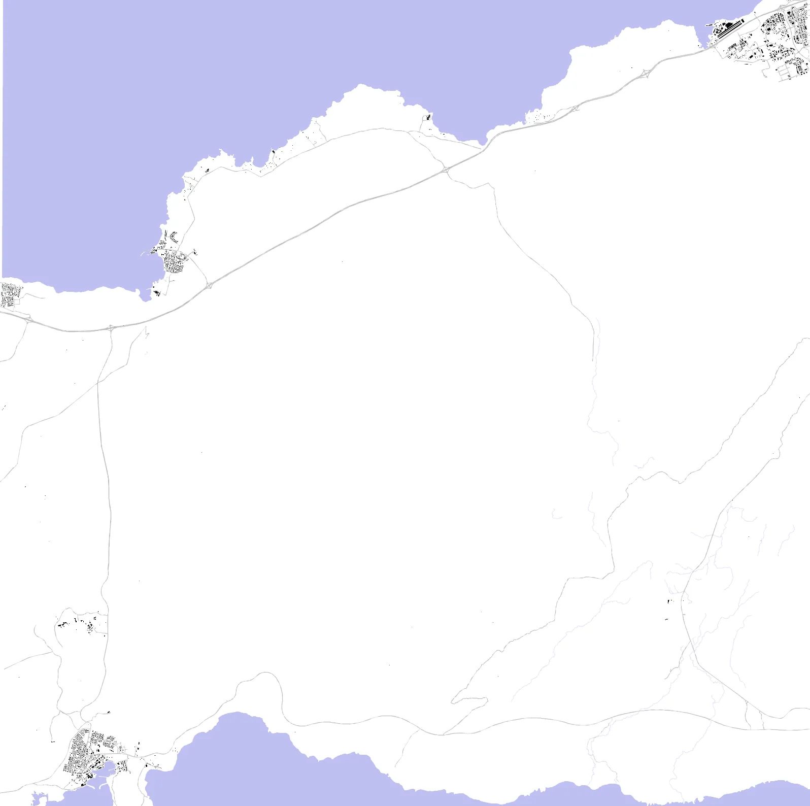 Southern Peninsula figure ground plan