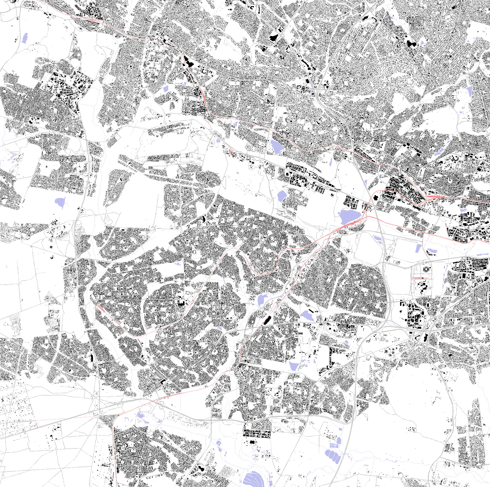 Soweto figure ground plan