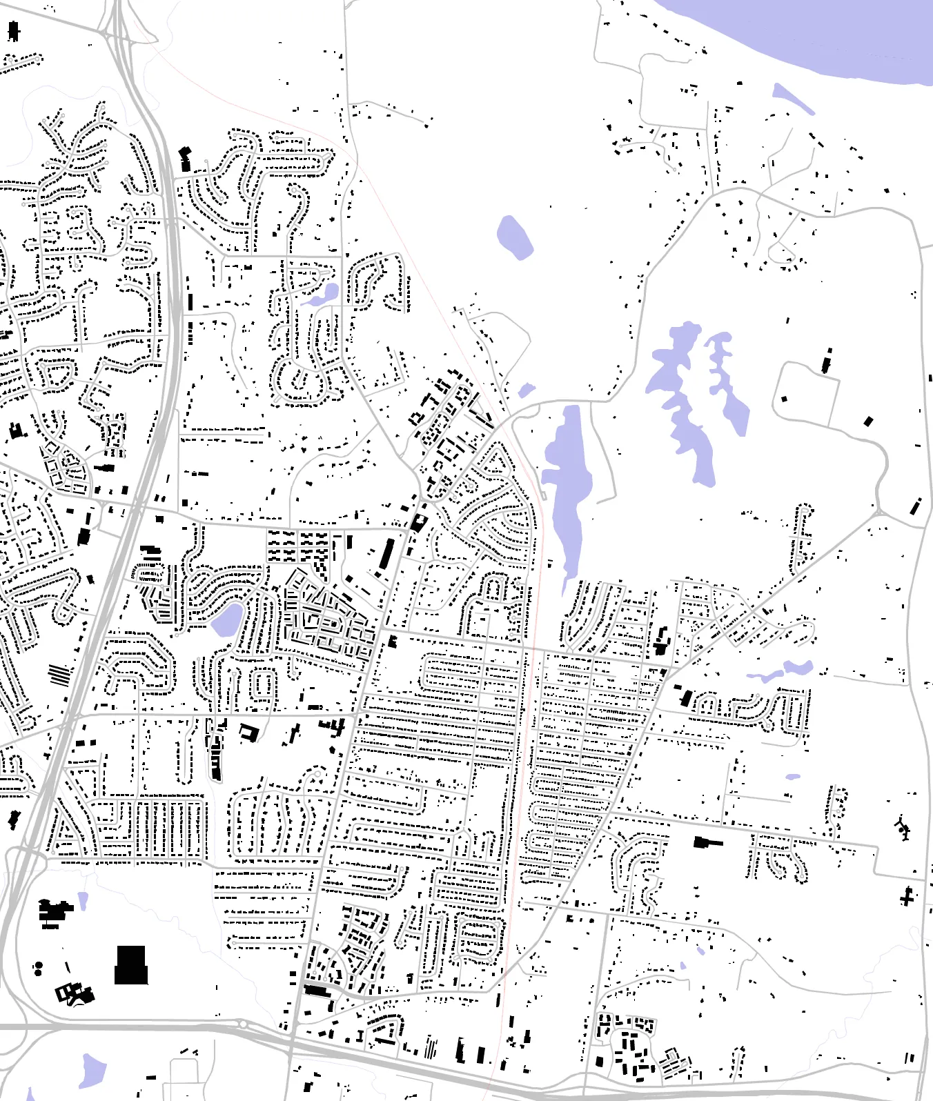 Spanish Lake figure ground plan