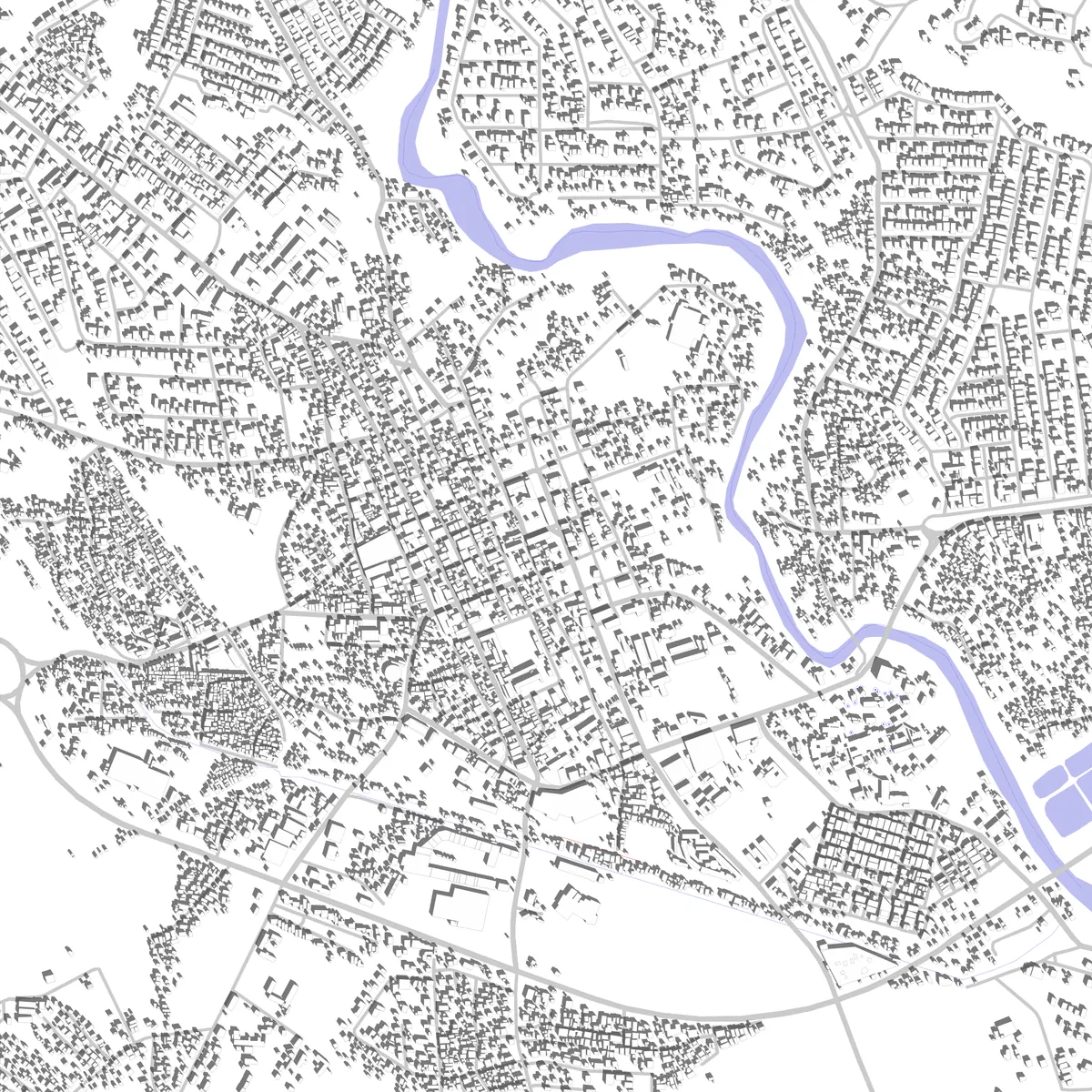 Spanish Town site plan (2.5 km)
