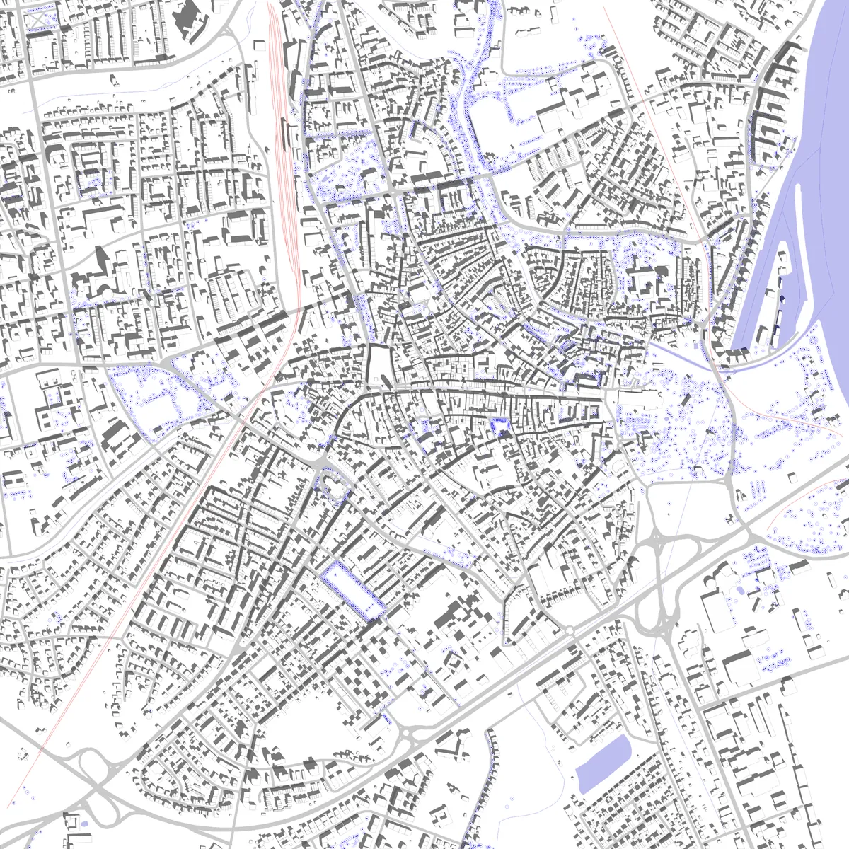 Speyer site plan (2.5 km)