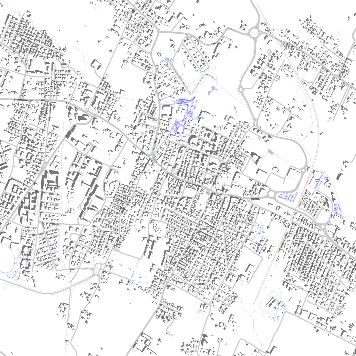 Spinea site plan (2.5 km)