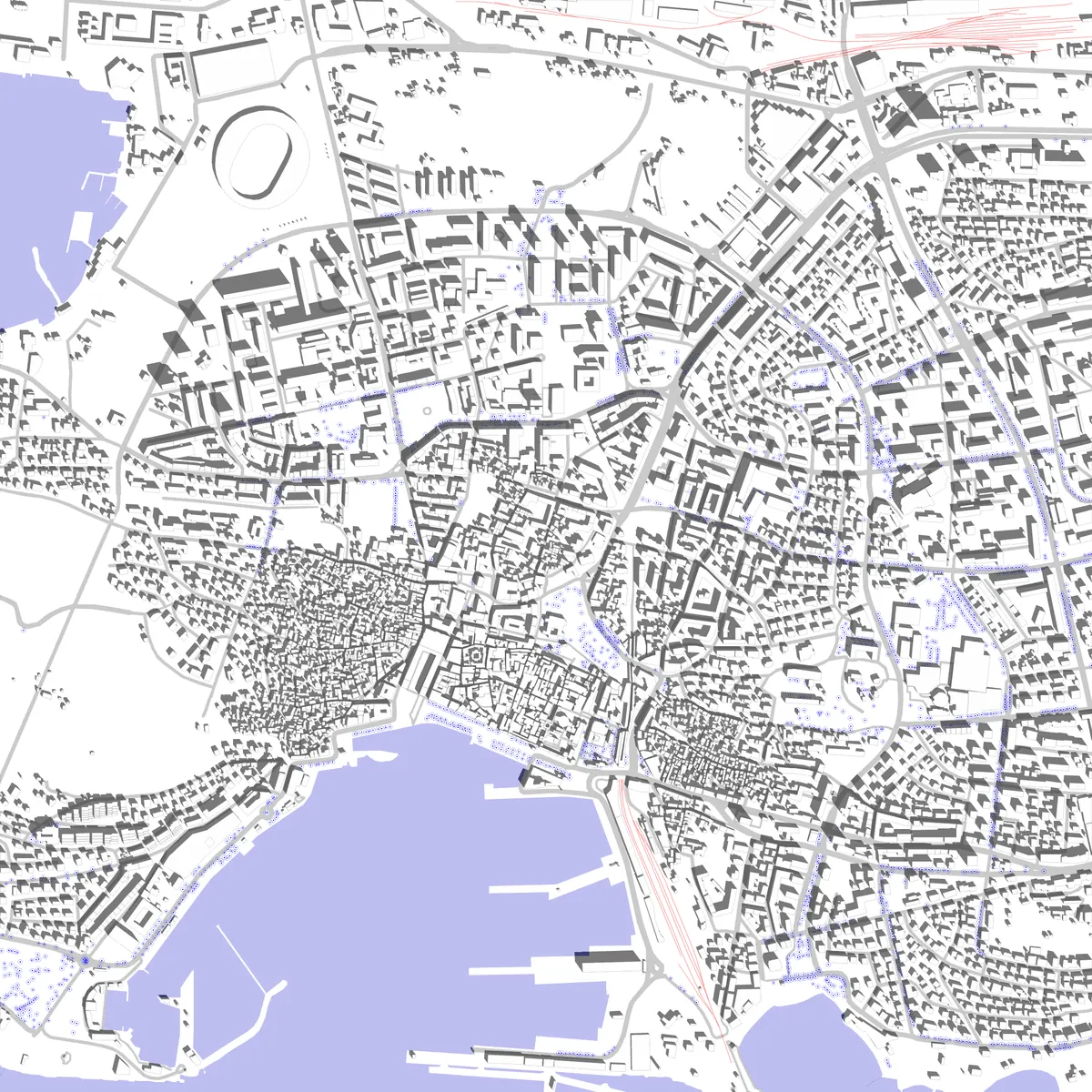 Split site plan (2.5 km)