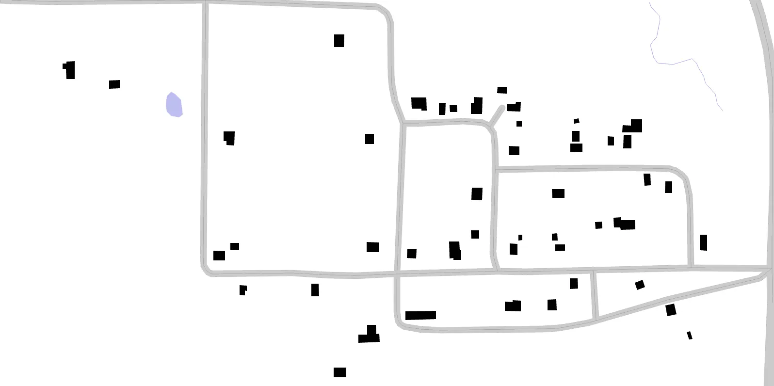 Spring Hill figure ground plan