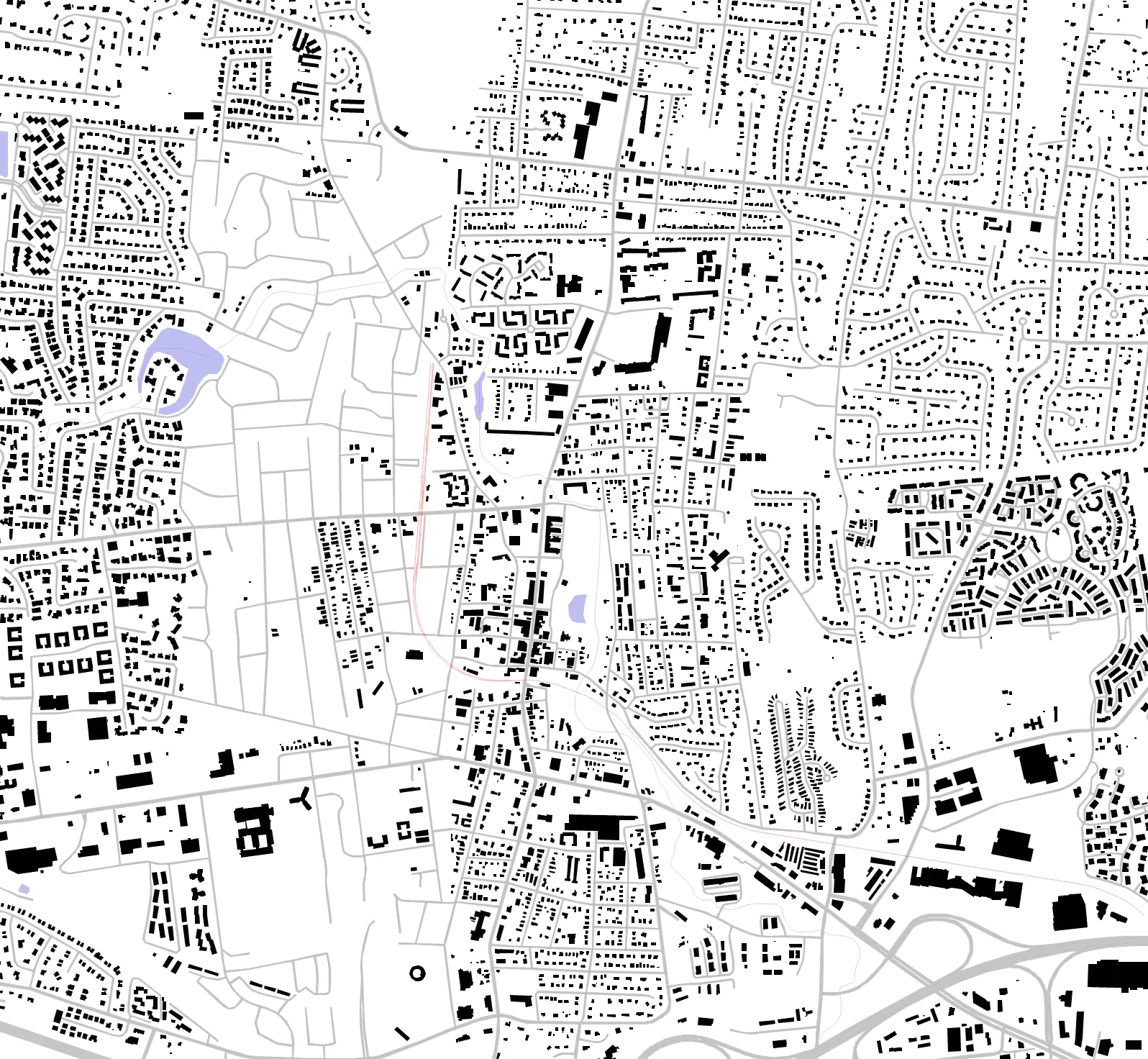 Spring Valley figure ground plan
