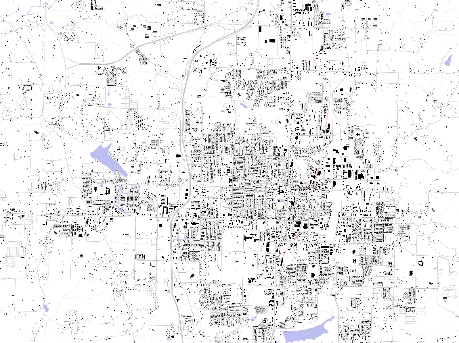 Springdale figure ground plan