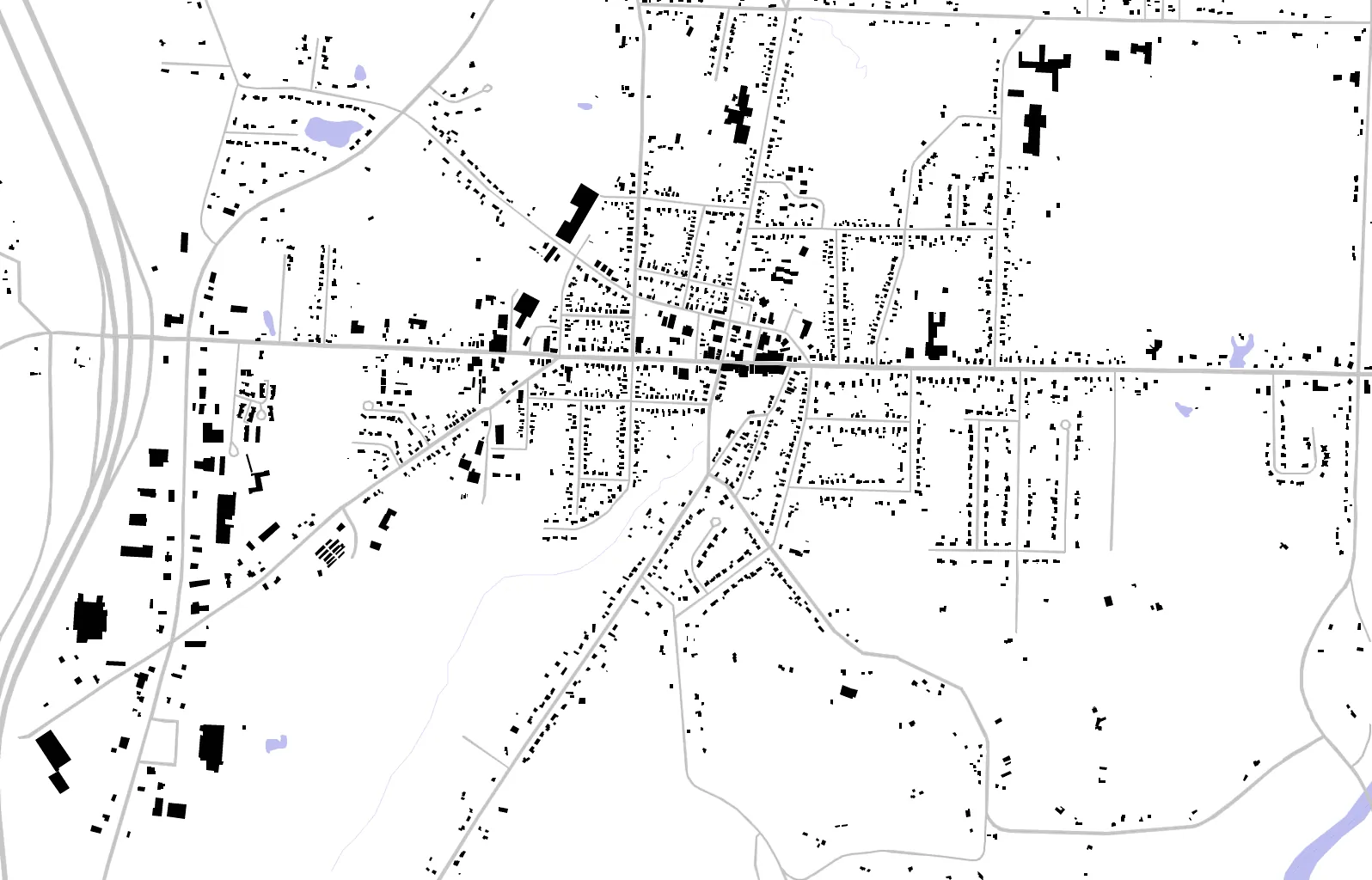 Springville figure ground plan