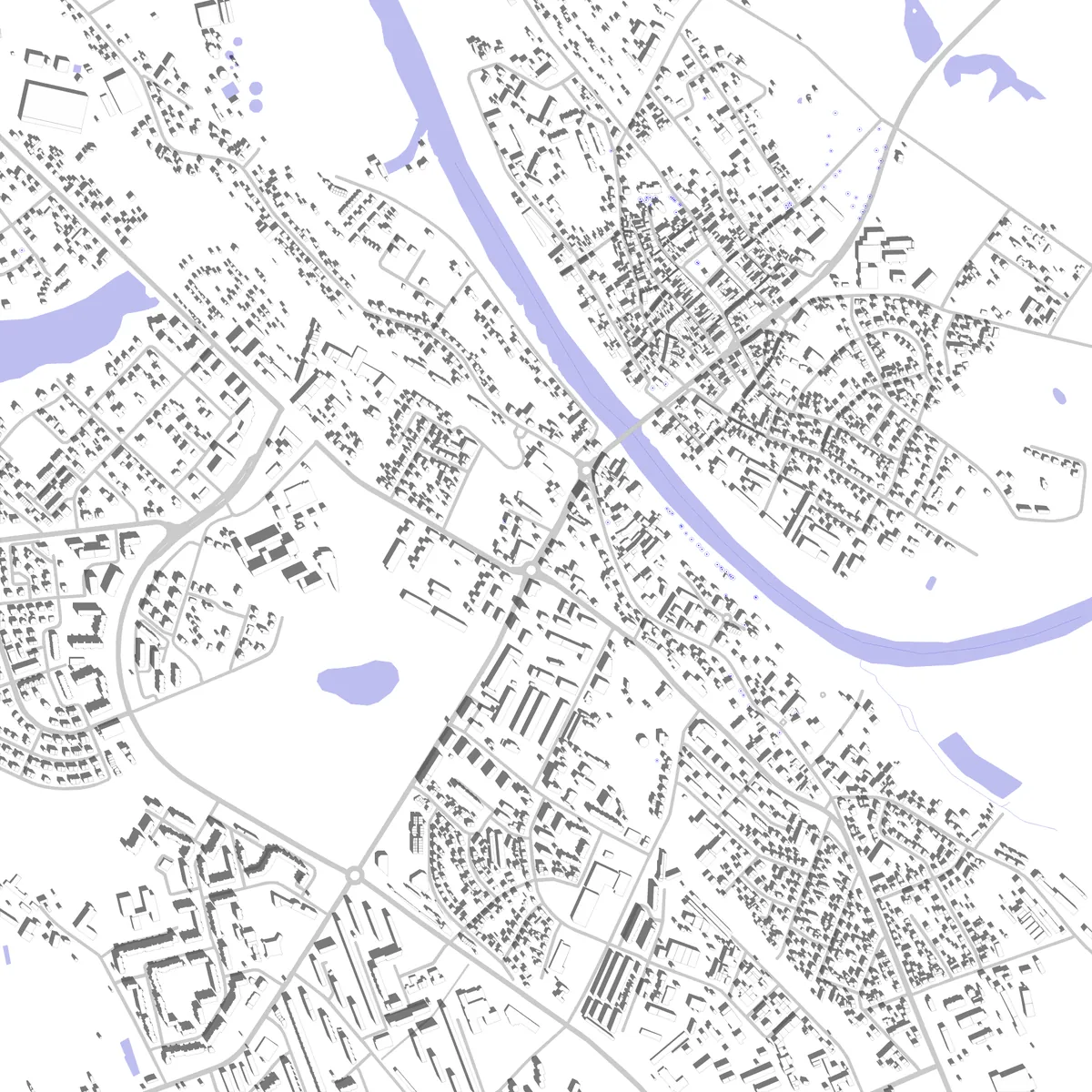 Śrem plan zagospodarowania (2,5 km)