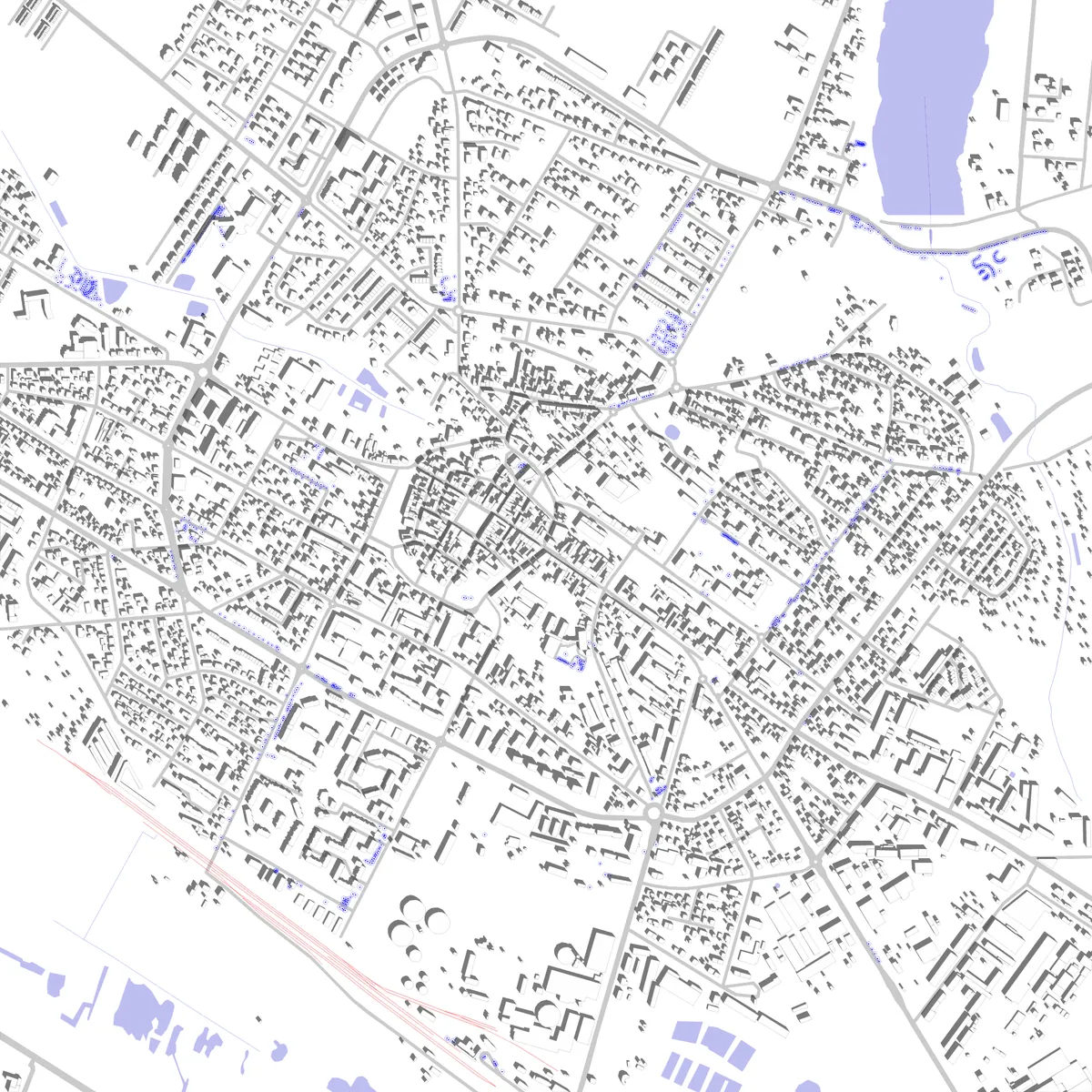 Środa Wielkopolska plan zagospodarowania (2,5 km)