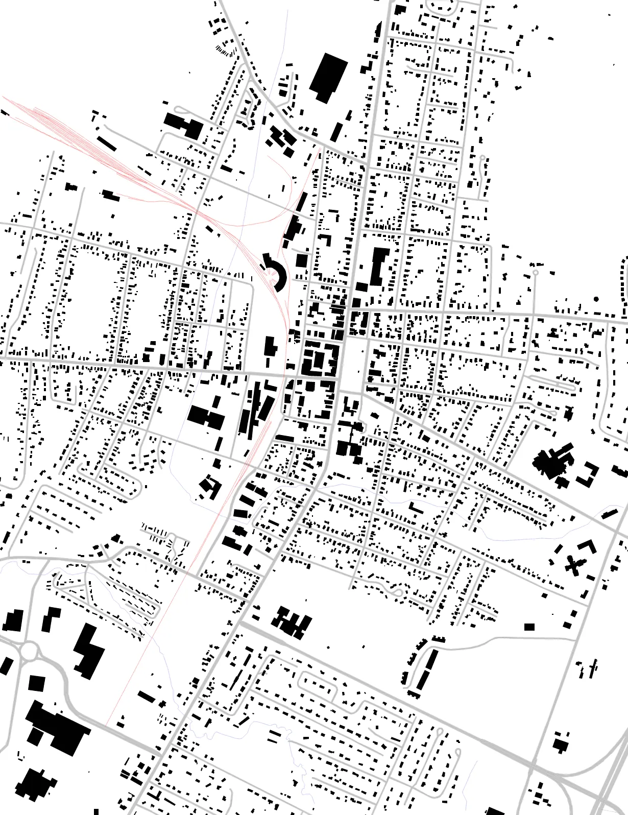 St. Albans figure ground plan