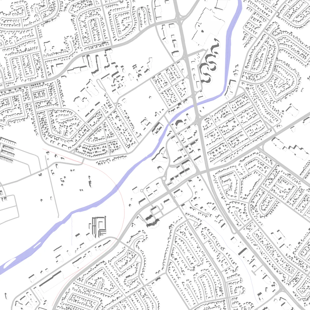 St. Albert site plan (2.5 km)