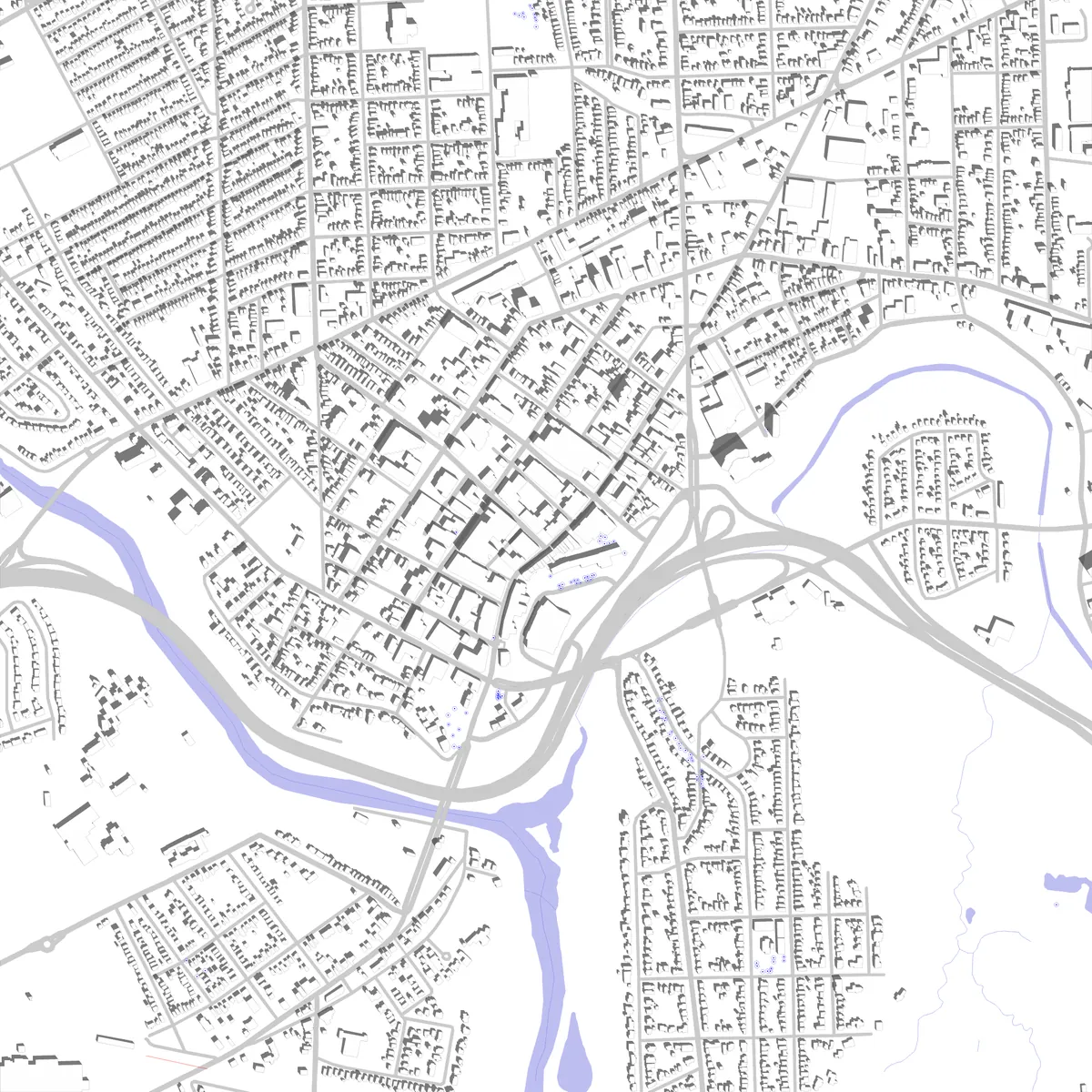 St. Catharines site plan (2.5 km)