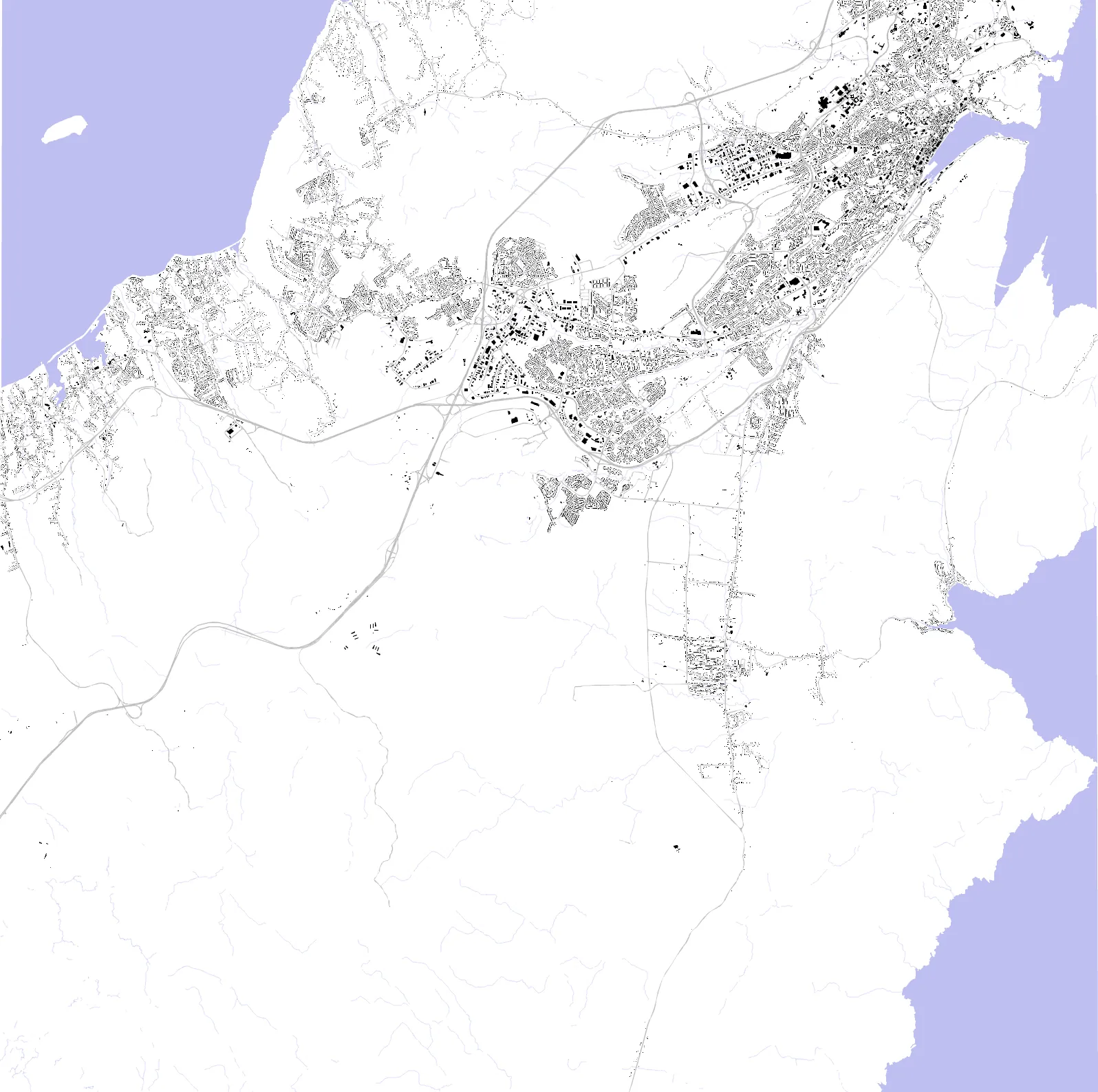 St. John's figure ground plan