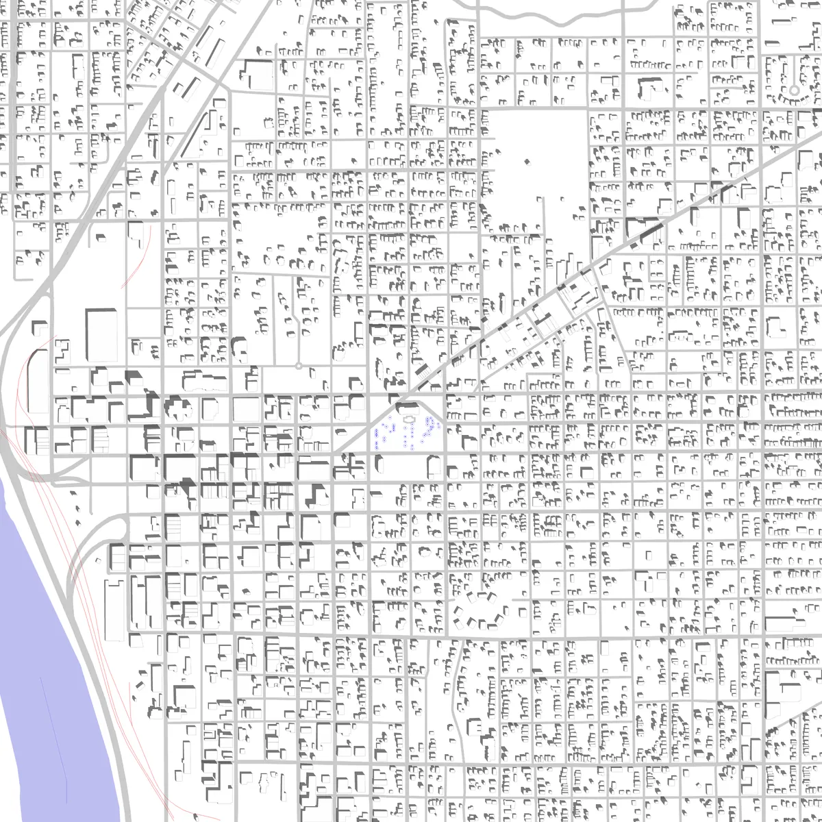 St. Joseph site plan (2.5 km)