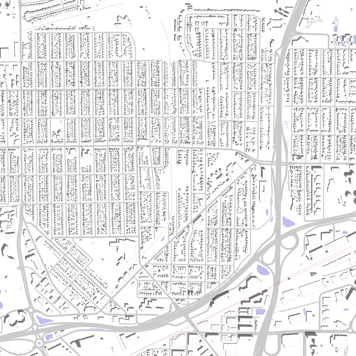St. Louis Park site plan (2.5 km)