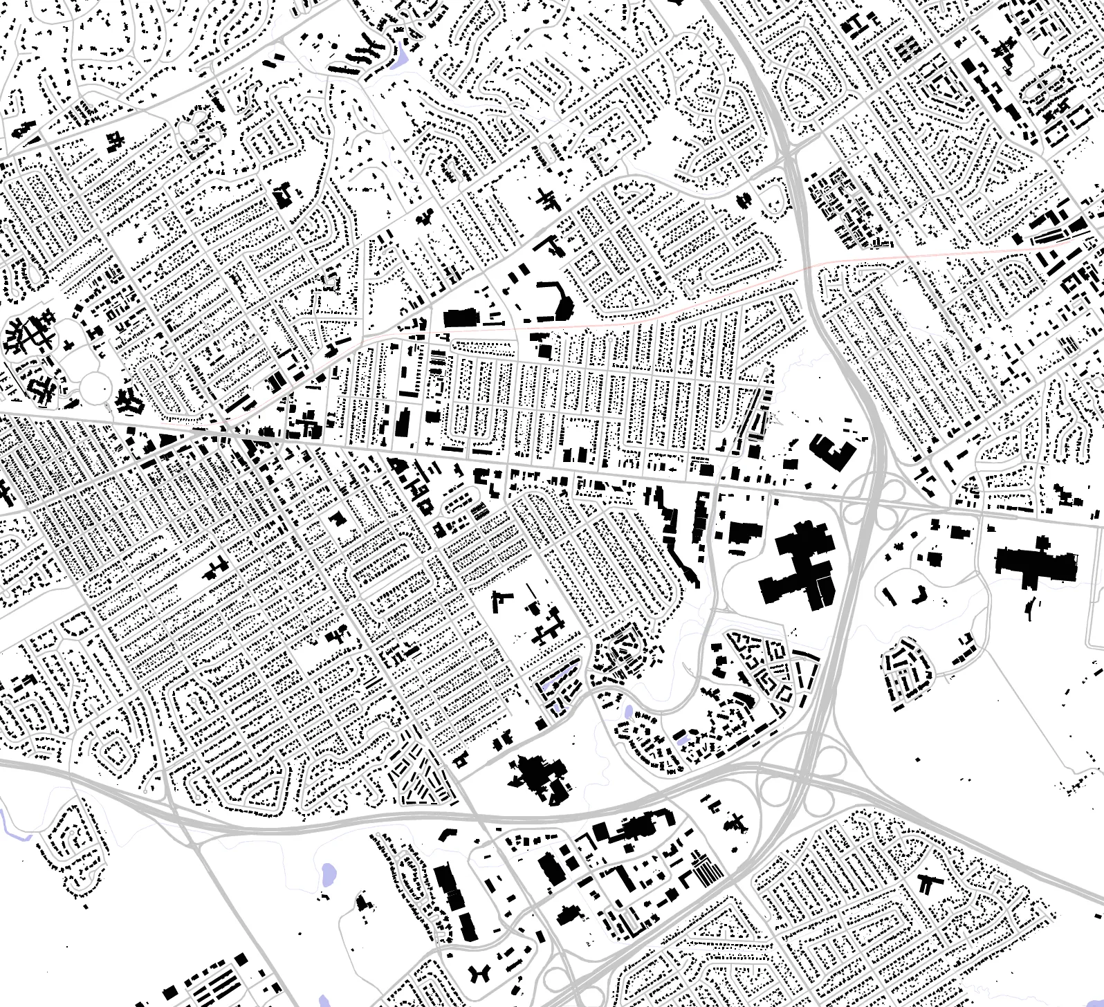St. Matthews figure ground plan
