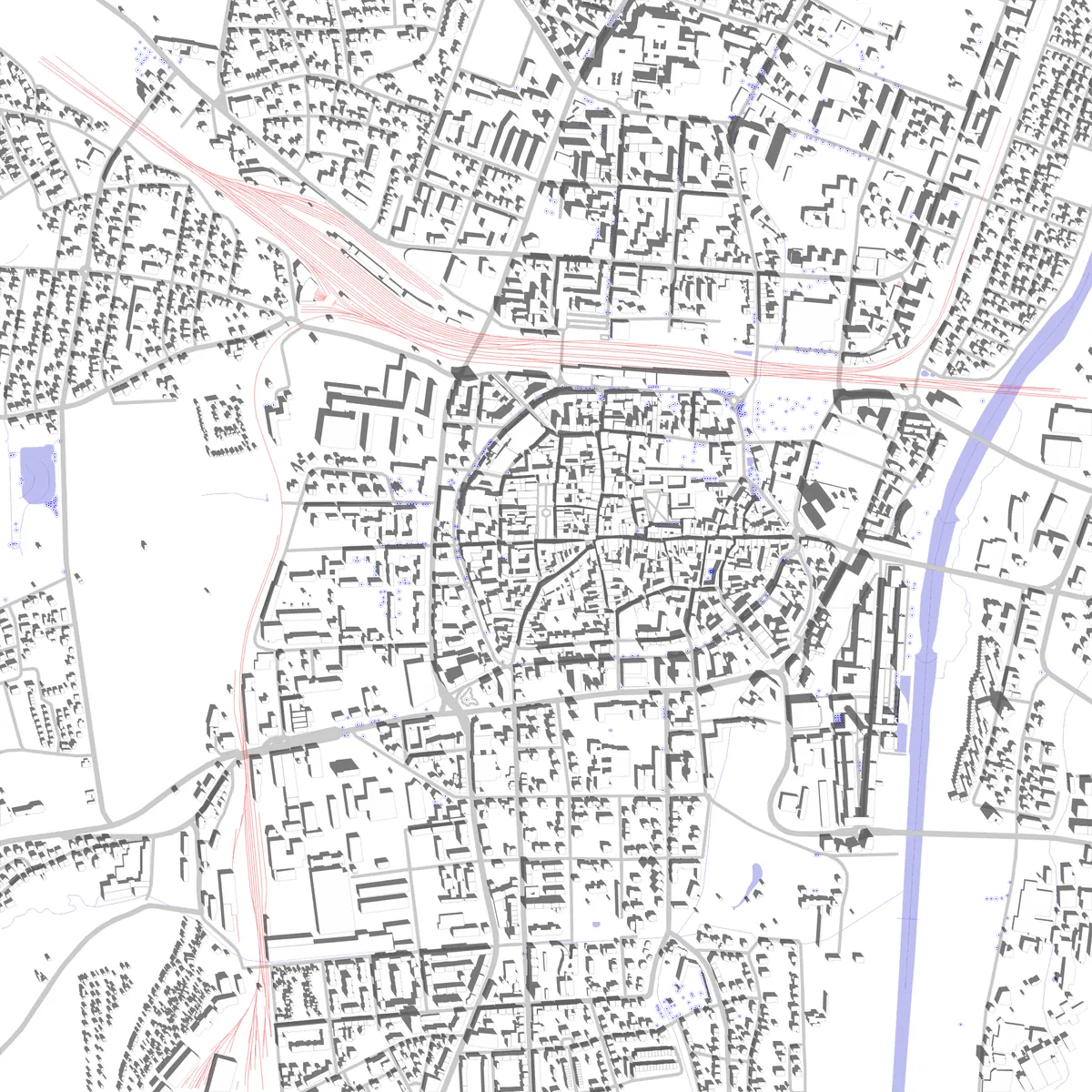 St. Pölten site plan (2.5 km)
