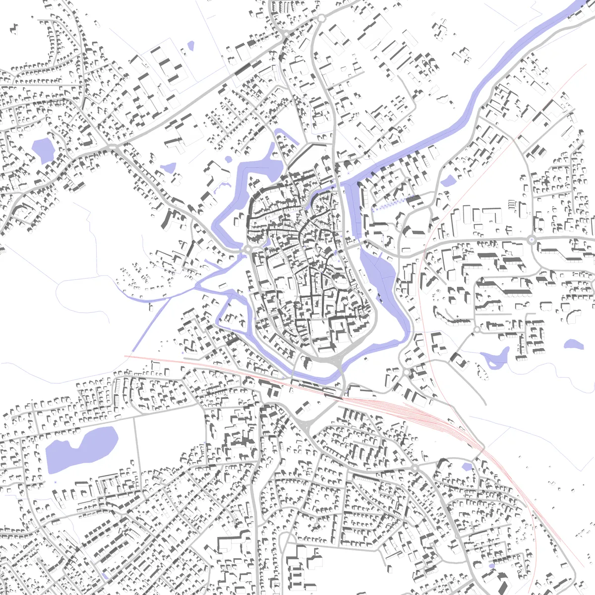 Stade site plan (2.5 km)