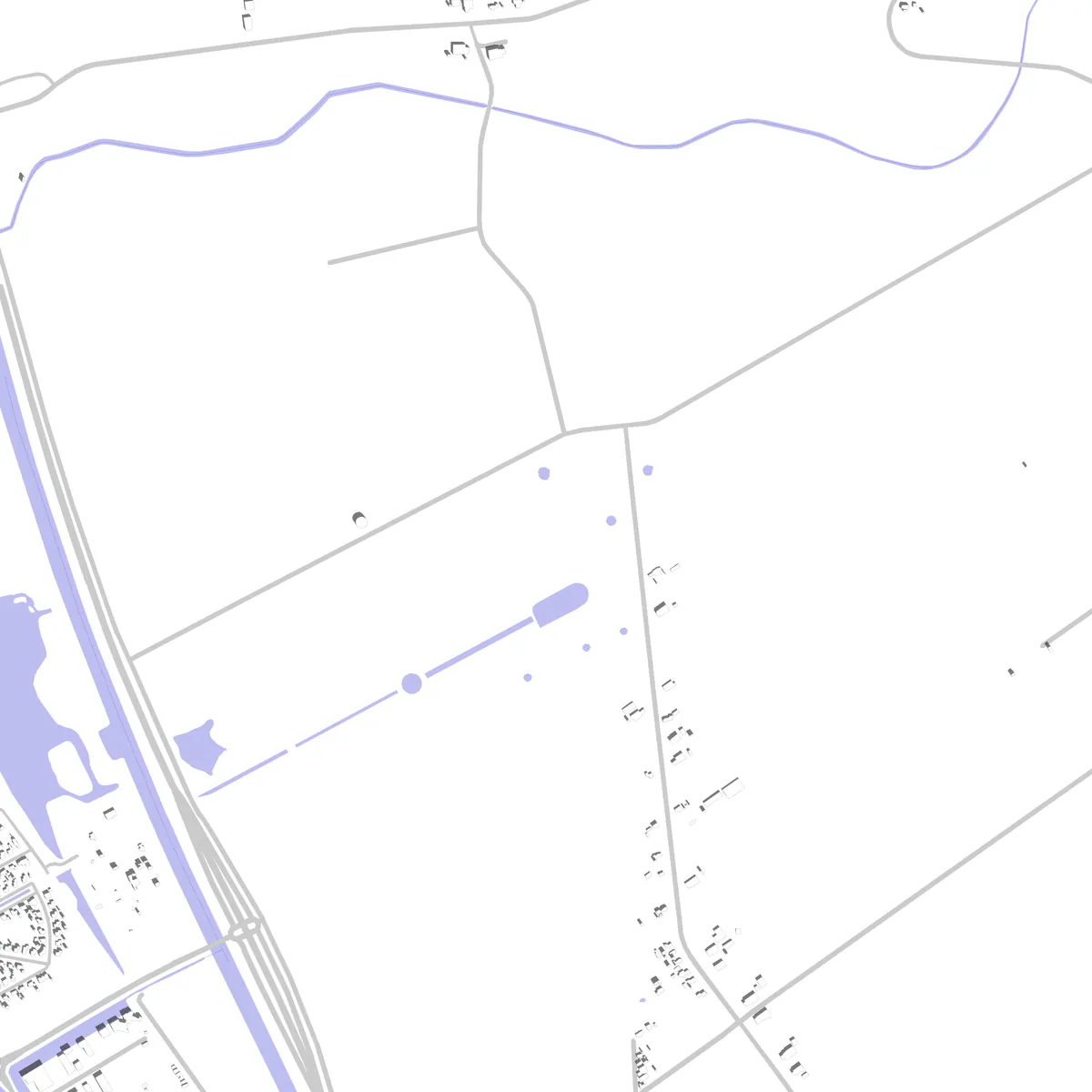 Stadskanaal situatieplan (2,5 km)