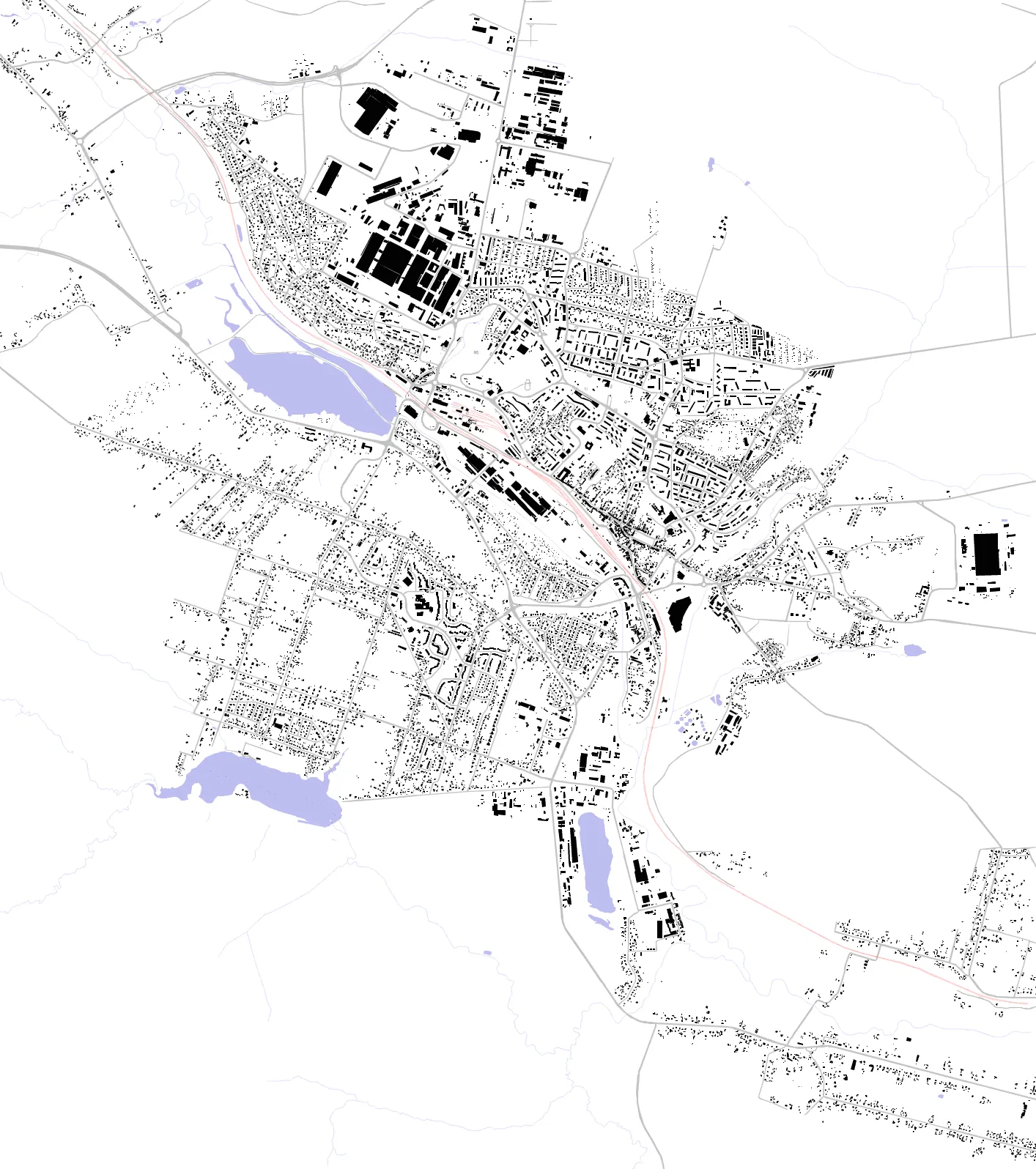 Starachowice figure ground plan