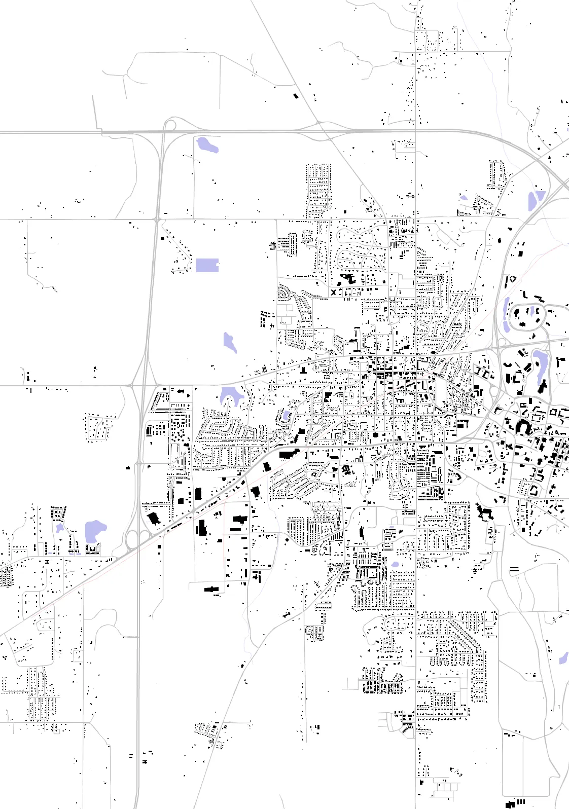 Starkville figure ground plan