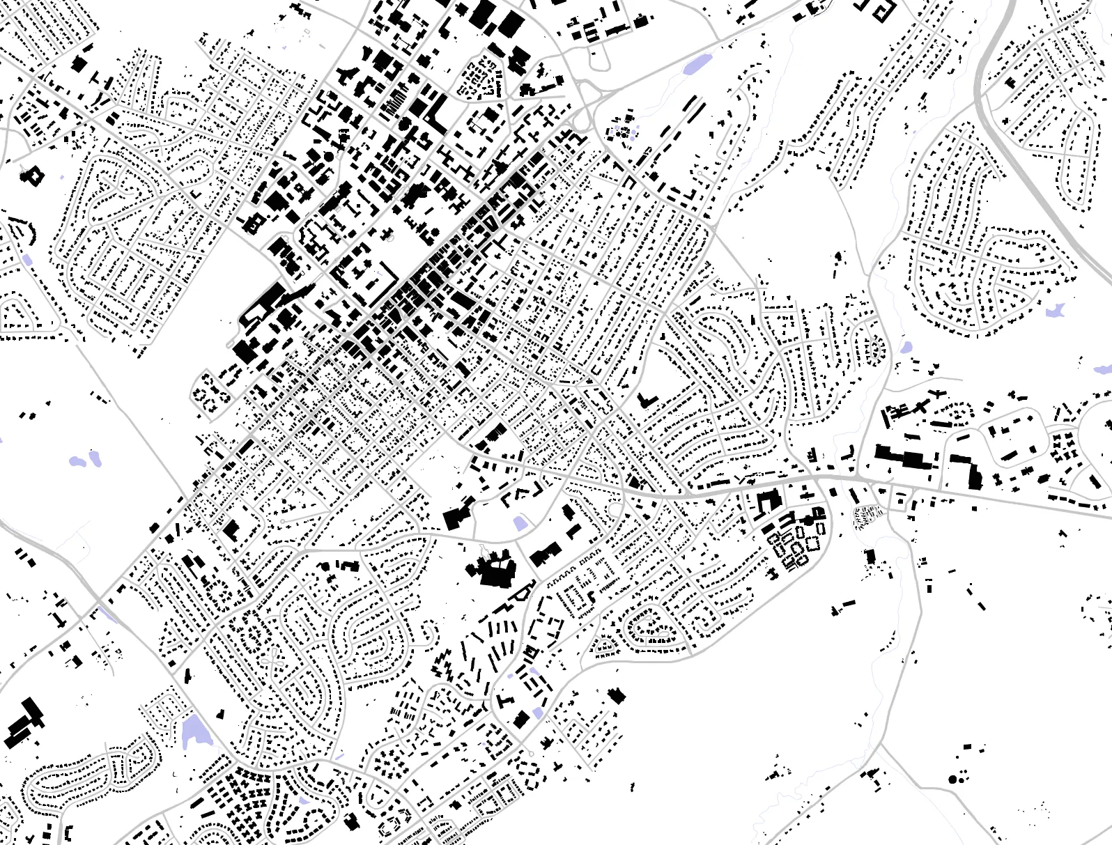 State College figure ground plan