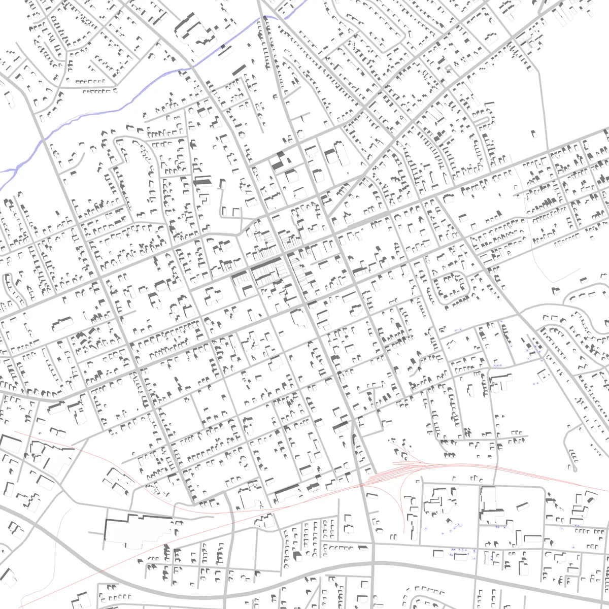 Statesville site plan (2.5 km)