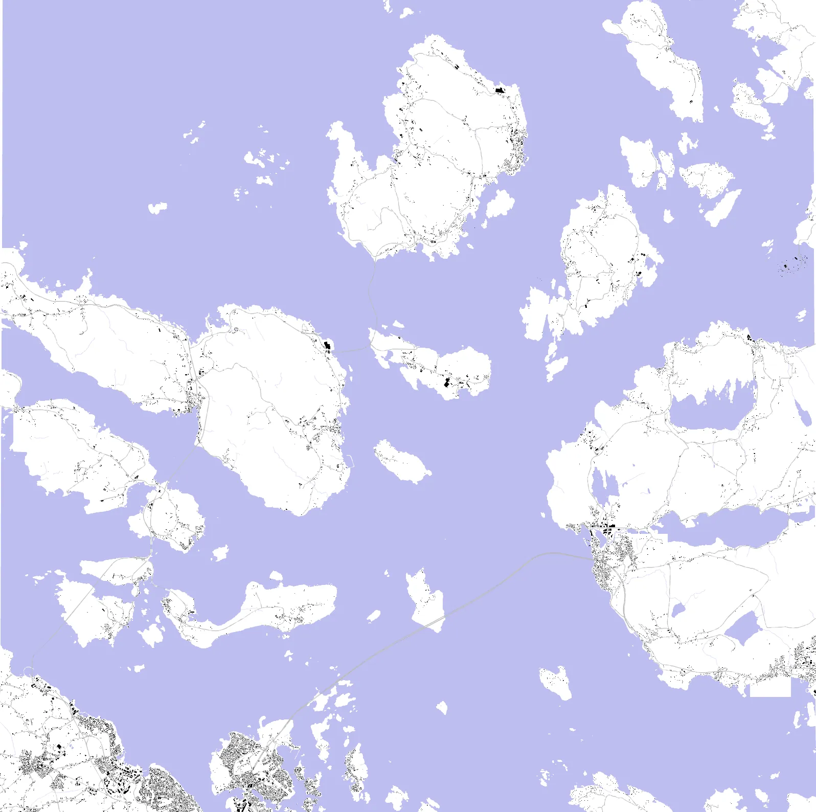 Stavanger figure ground plan