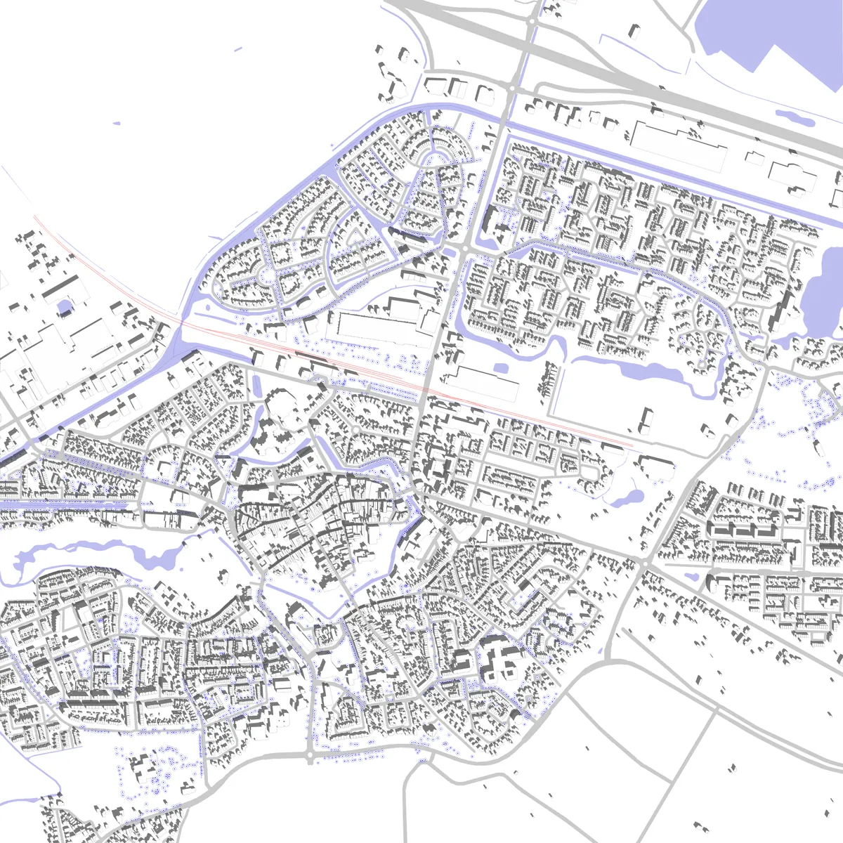 Steenwijk situatieplan (2,5 km)