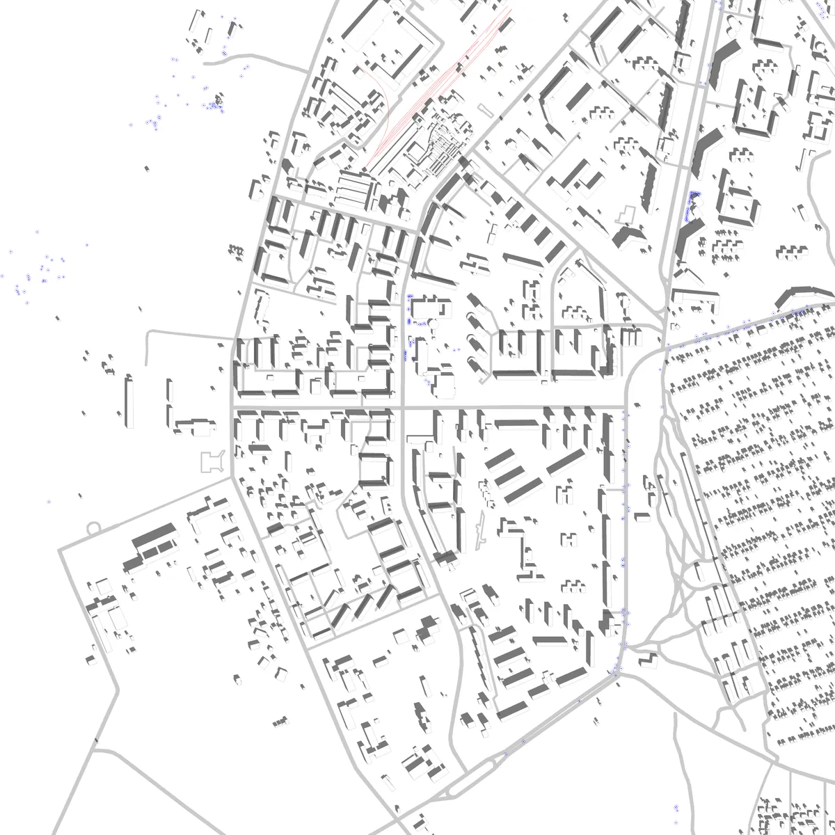 Степногорск site plan (2.5 km)