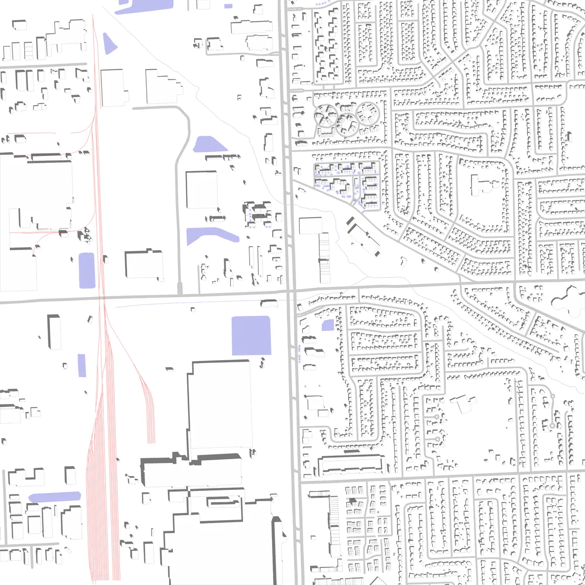Sterling Heights site plan (2.5 km)