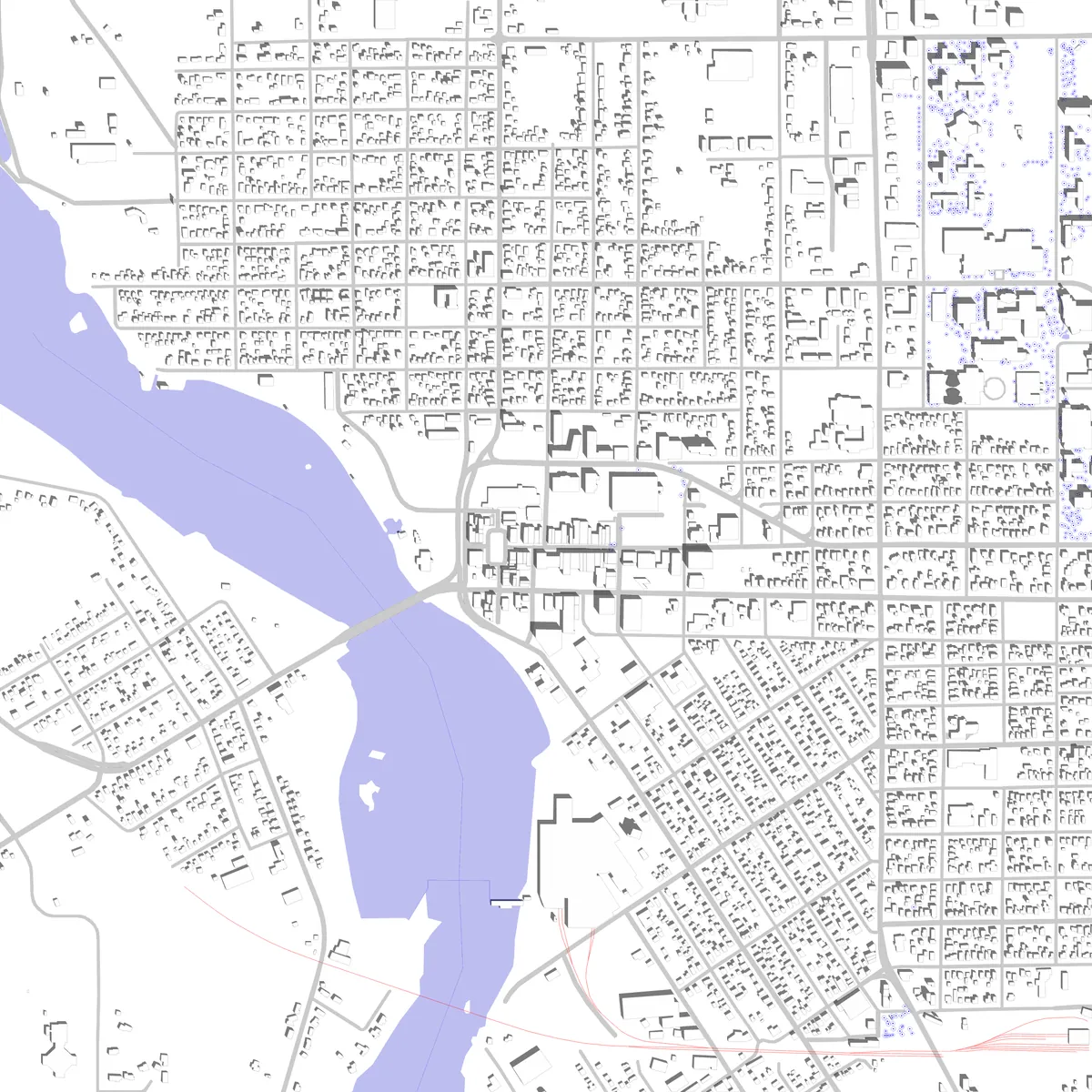 Stevens Point site plan (2.5 km)