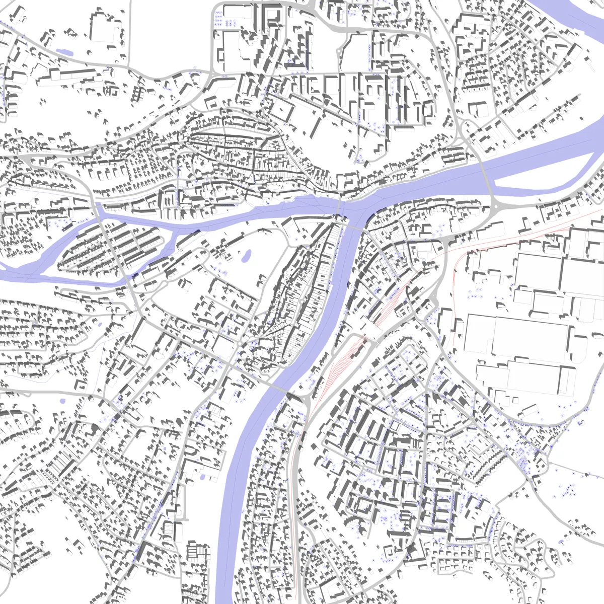 Steyr site plan (2.5 km)