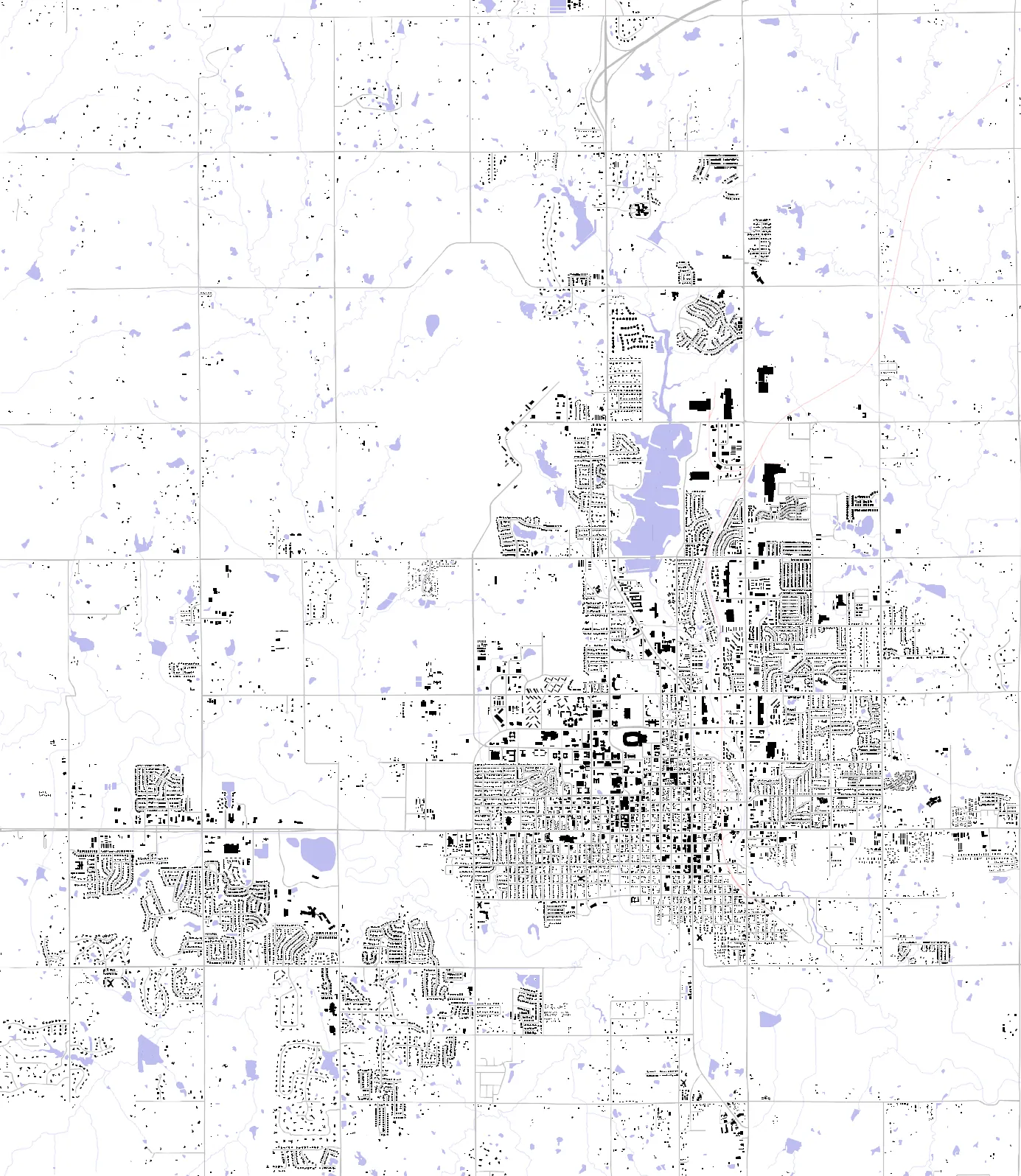 Stillwater figure ground plan