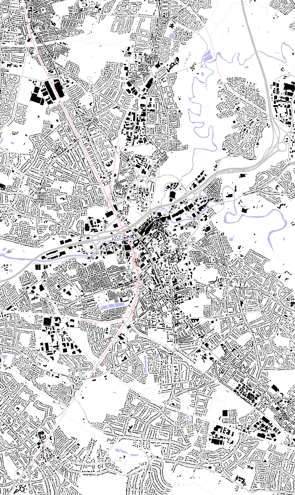 Stockport figure ground plan