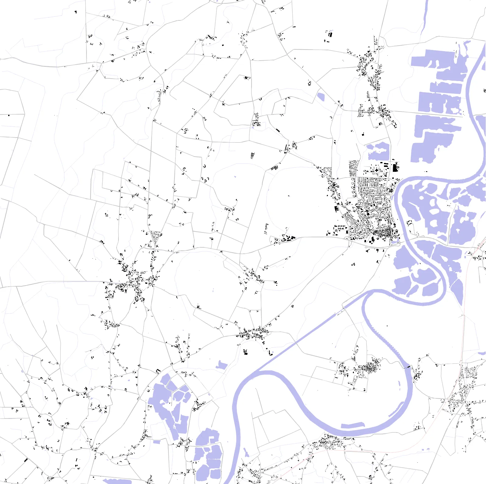 Stolzenau figure ground plan
