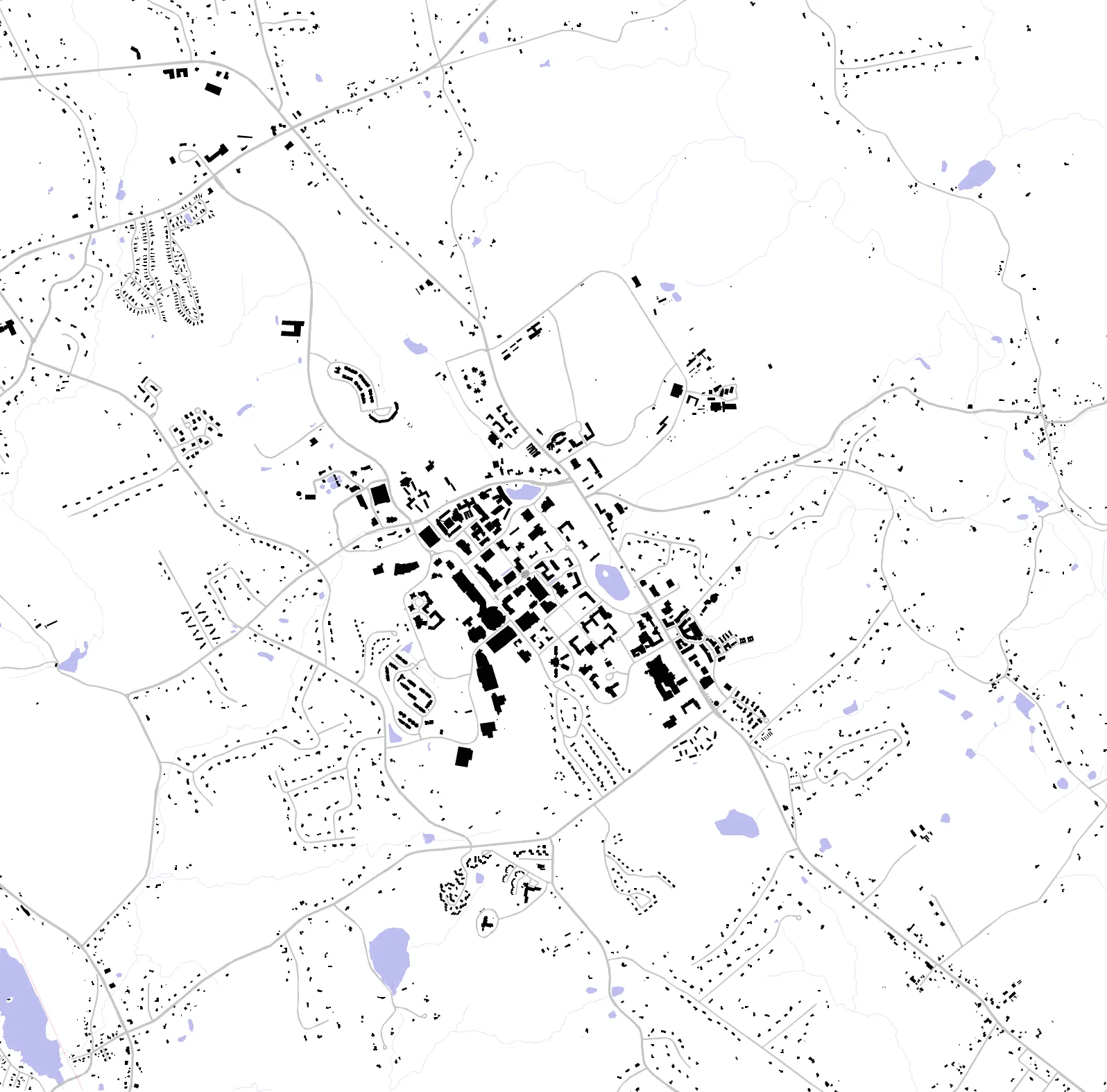 Storrs figure ground plan