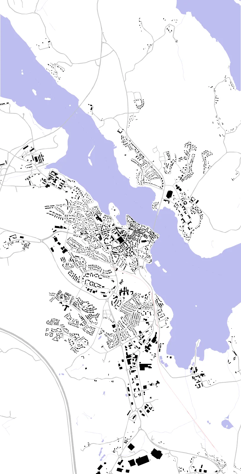 Strängnäs figure ground plan